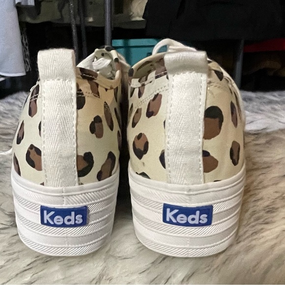 Keds Leopard canvas platform sneakers - Picture 3 of 5